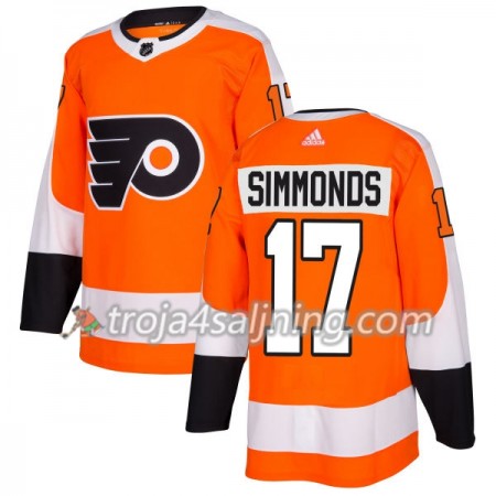 Philadelphia Flyers tröja Wayne Simmonds 17 Adidas 2017-2018 Orange Authentic - NHL Tröjor Herr Philadelphia Flyers tröja Wayne Simmonds 17 Adidas 2017-2018 Orange Authentic - NHL Tröjor Herr